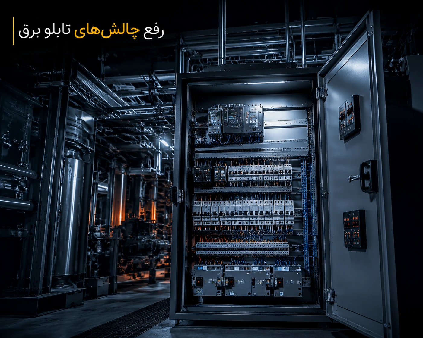  رفع چالش‌های تابلو برق در محیط‌های پرفشار صنعتی